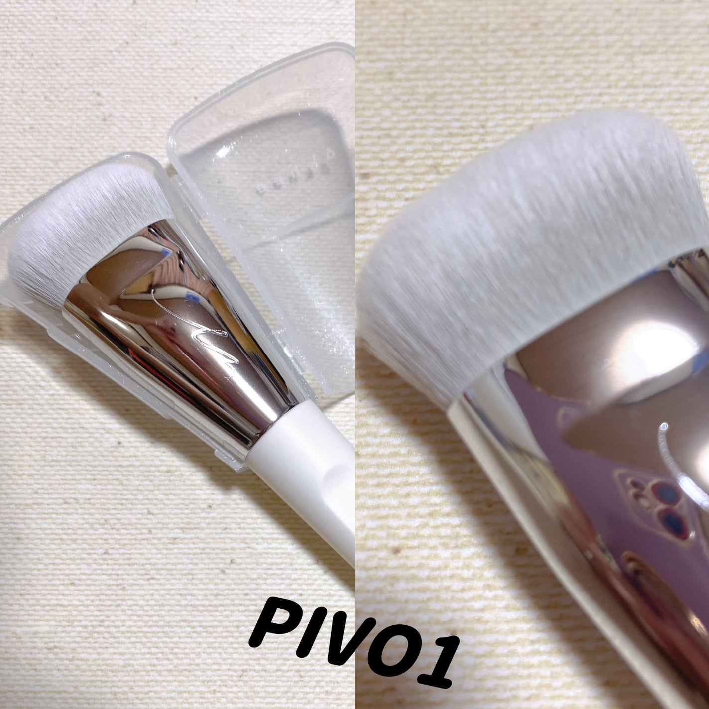 okhee 白玉ファンデーションブラシ/SOOA DOR/メイクブラシを使ったクチコミ(2枚目)