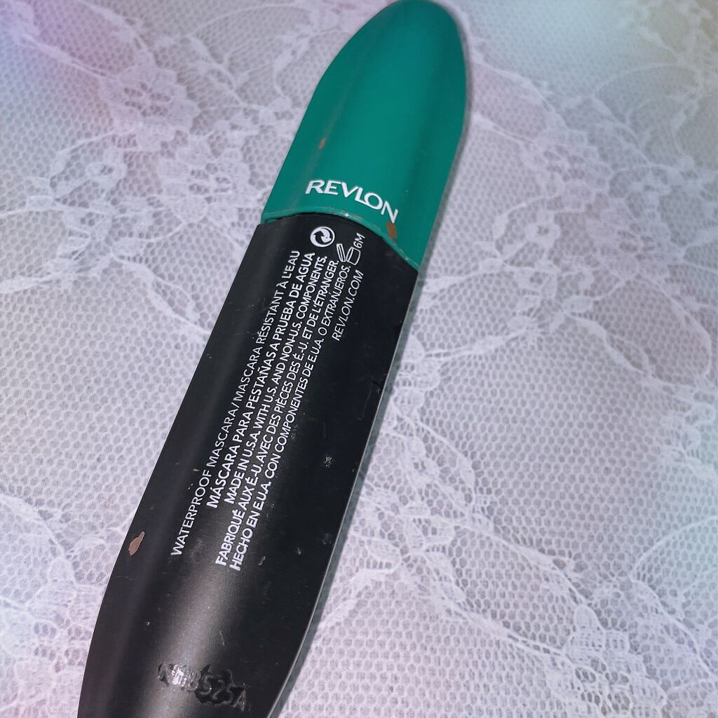 スーパー レングス - ウォータープルーフ ＃001 ブラッケスト ブラック/REVLON/マスカラを使ったクチコミ（2枚目）