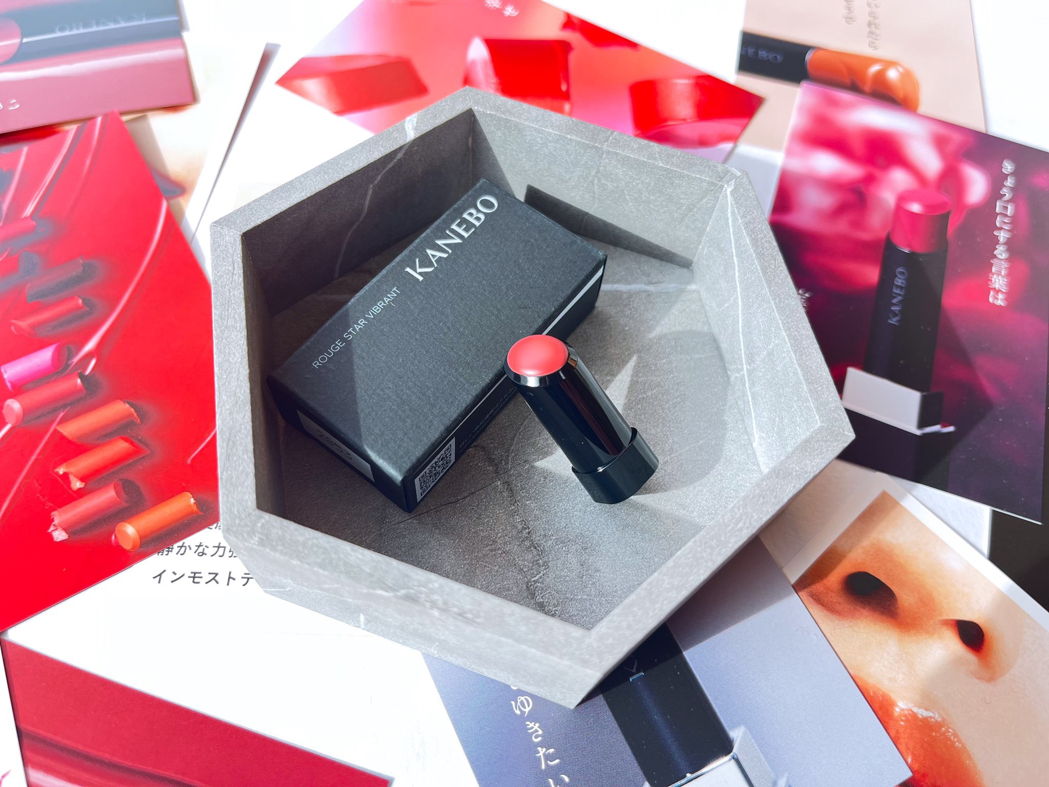 ルージュスターヴァイブラント/KANEBO/口紅を使ったクチコミ（2枚目）