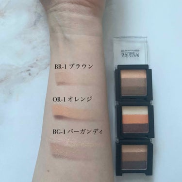 UR GLAM　GRADATION EYESHADOW ブラウン/U R GLAM/アイシャドウパレットを使ったクチコミ（3枚目）