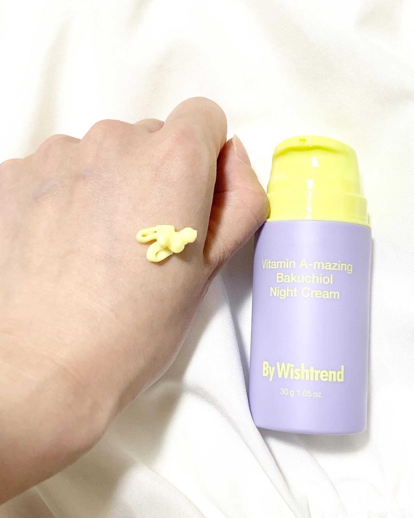 ビタミンA-mazingバクチオールナイトクリーム/By Wishtrend/フェイスクリームを使ったクチコミ(2枚目)