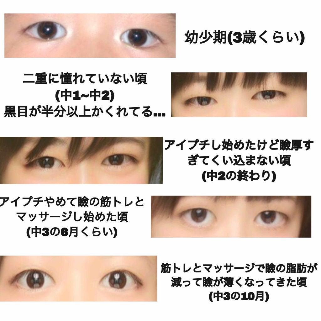 ワンダーアイリッドテープ Extra/D-UP/二重まぶた用アイテムを使ったクチコミ(2枚目)