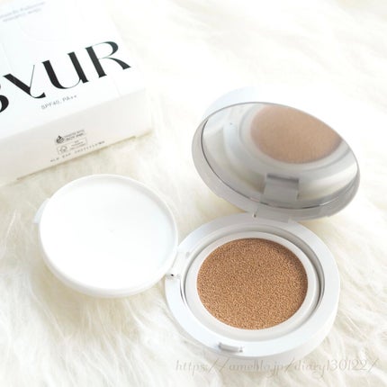 セラムフィット フルカバー グロークッション/ByUR/クッションファンデーションを使ったクチコミ(5枚目)