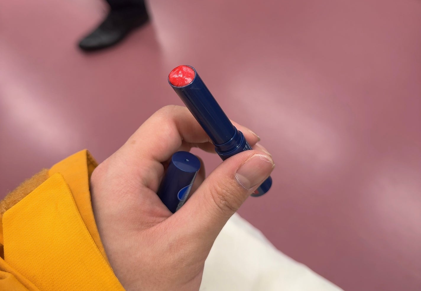 ニベア リッチケア&カラーリップ/ニベア/リップクリームを使ったクチコミ(5枚目)