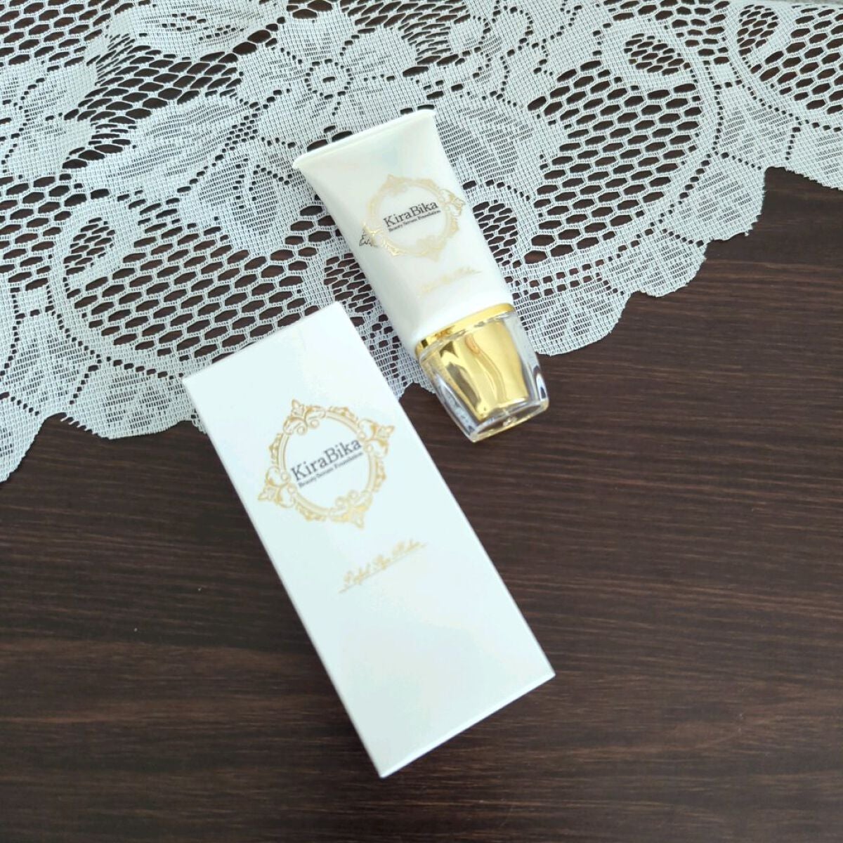 きらびか ビューティーセラムファンデーション/KiraBika/リキッドファンデーションを使ったクチコミ(1枚目)