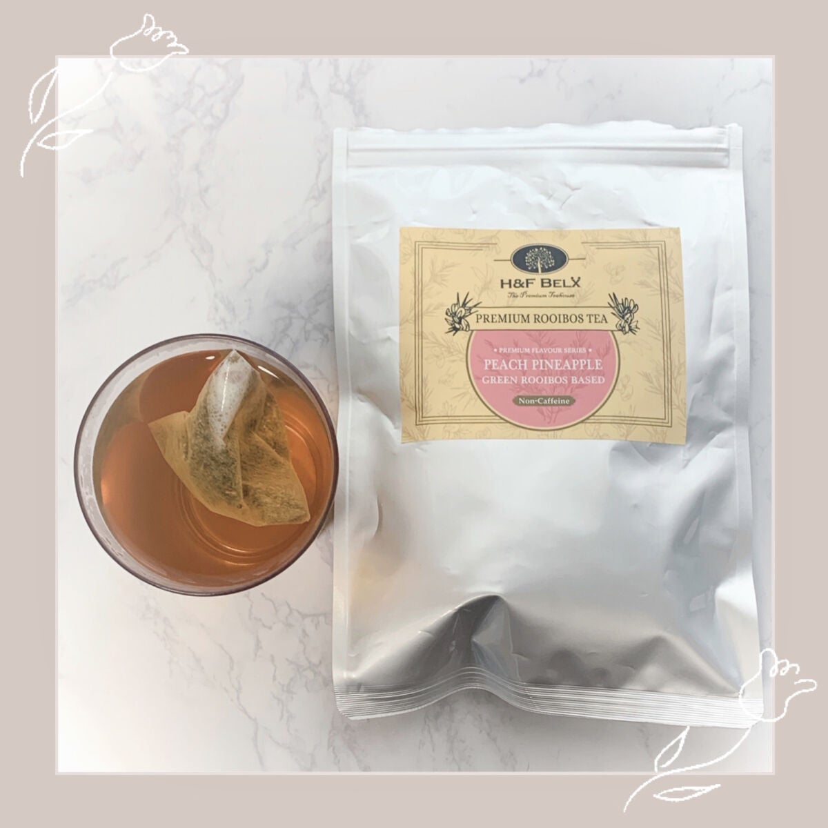 プレミアムルイボスティー ピーチパイナップル/H&F BELX/ドリンクを使ったクチコミ(1枚目)
