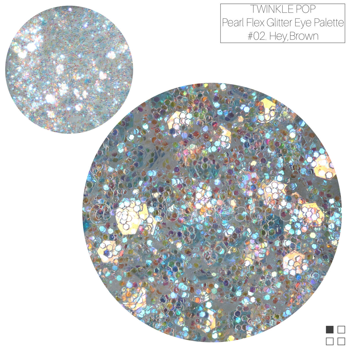 TWINKLE POP Pearl Flex Glitter Eye Palette/CLIO/アイシャドウパレットを使ったクチコミ（2枚目）