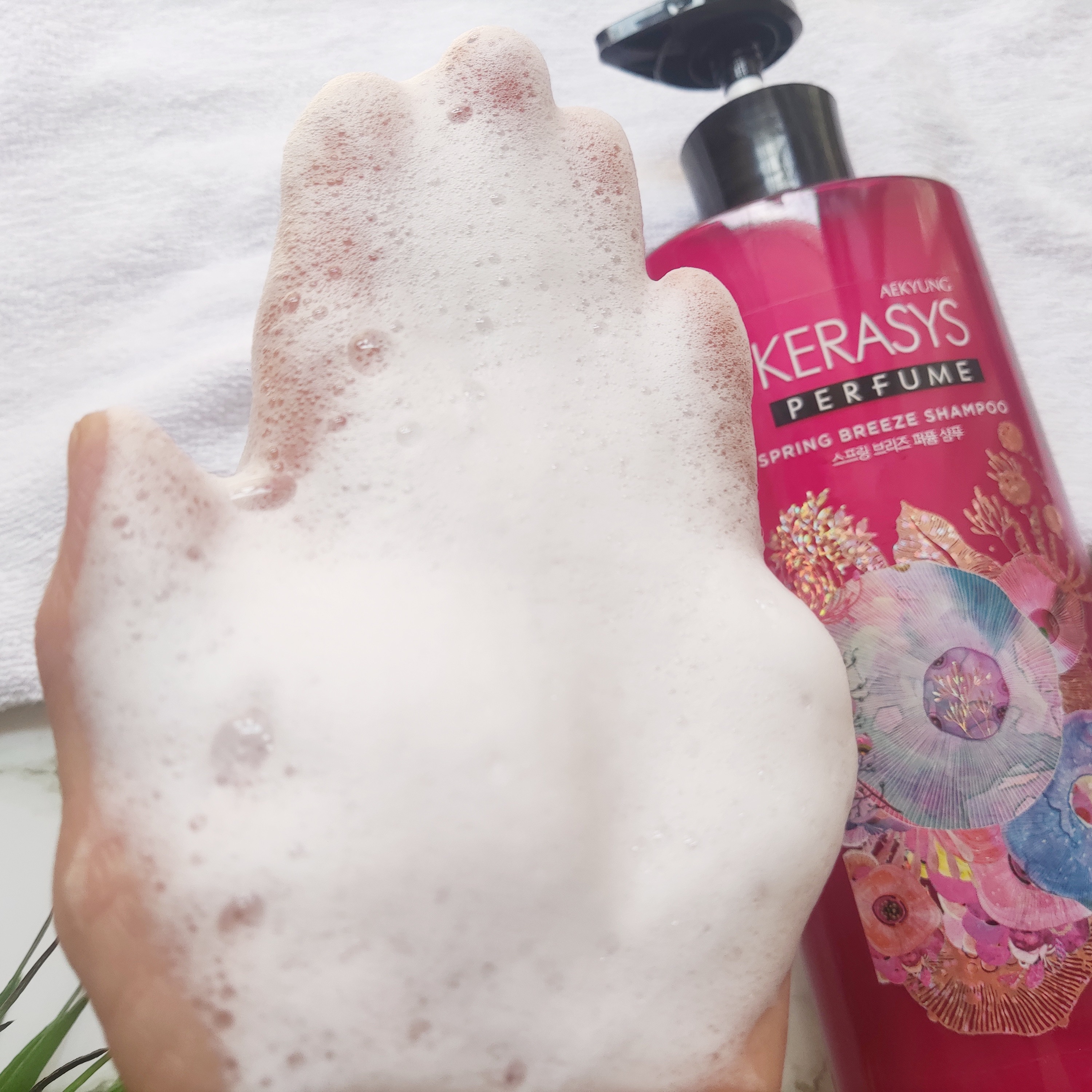 パフューム スプリングブリーズ シャンプー&コンディショナー/KERASYS/シャンプー・コンディショナーを使ったクチコミ（3枚目）