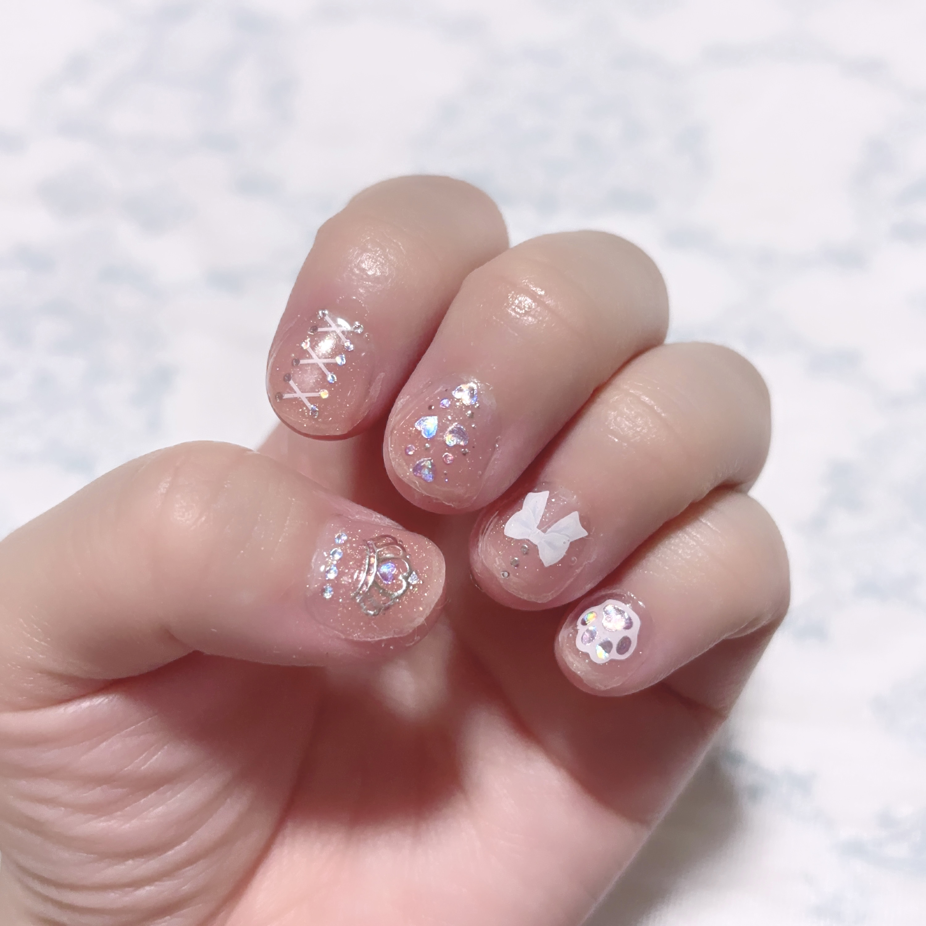 ジェルネイル（ライト対応）/セリア/ジェルネイルを使ったクチコミ（1枚目）