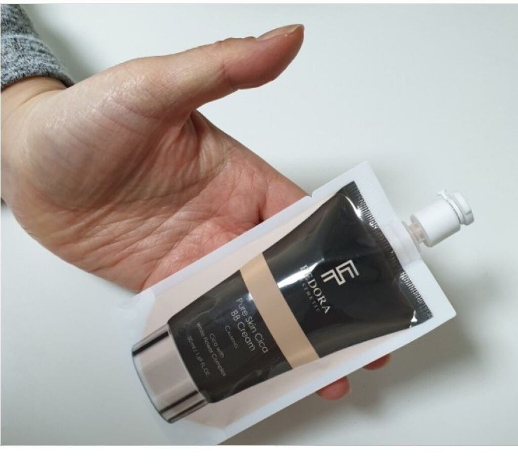  ピュア スキン シカ BB クリーム/FEDORA AESTHETIC/BBクリームを使ったクチコミ（3枚目）