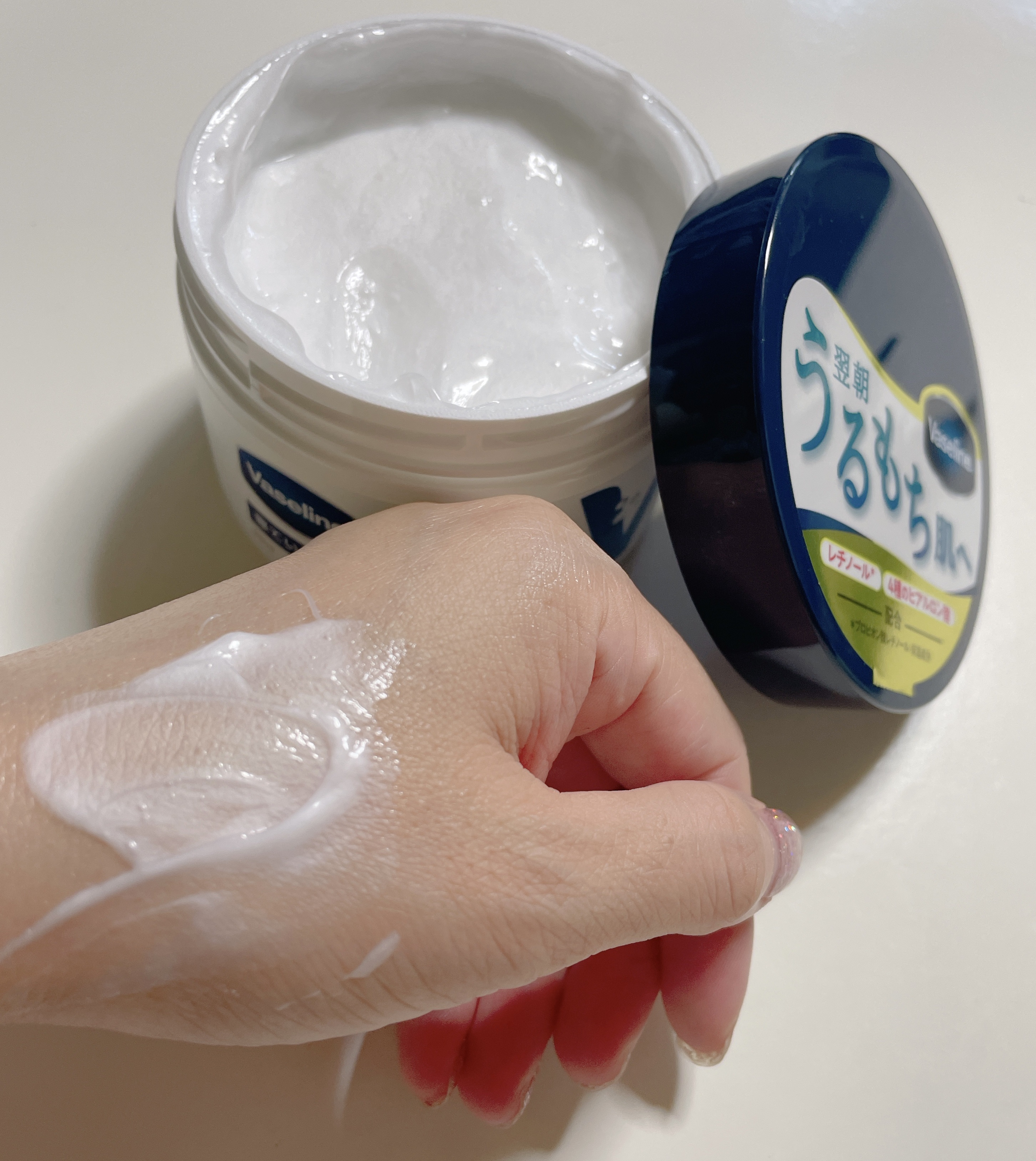 ヴァセリンリペアクリームナイトケア/ヴァセリン/ボディクリームを使ったクチコミ（3枚目）