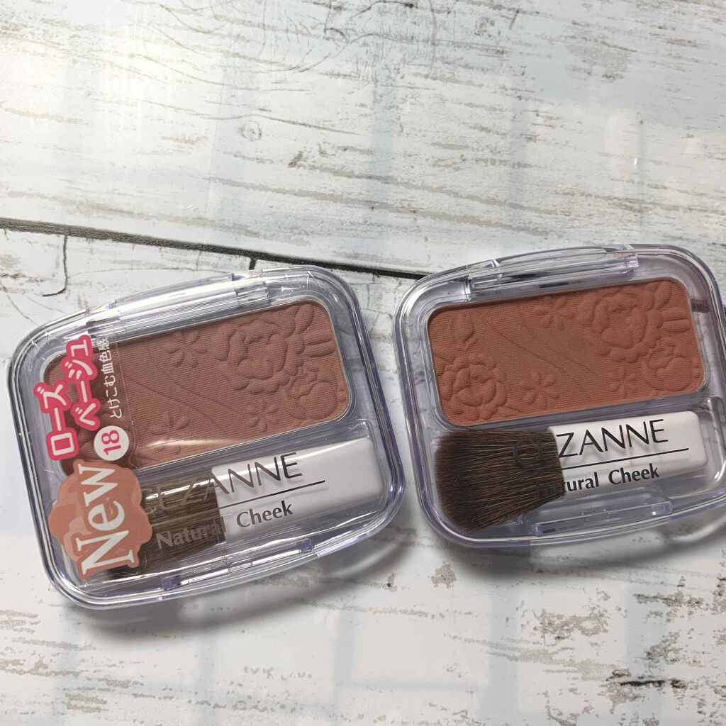 ナチュラル チークN/CEZANNE/パウダーチークを使ったクチコミ（1枚目）