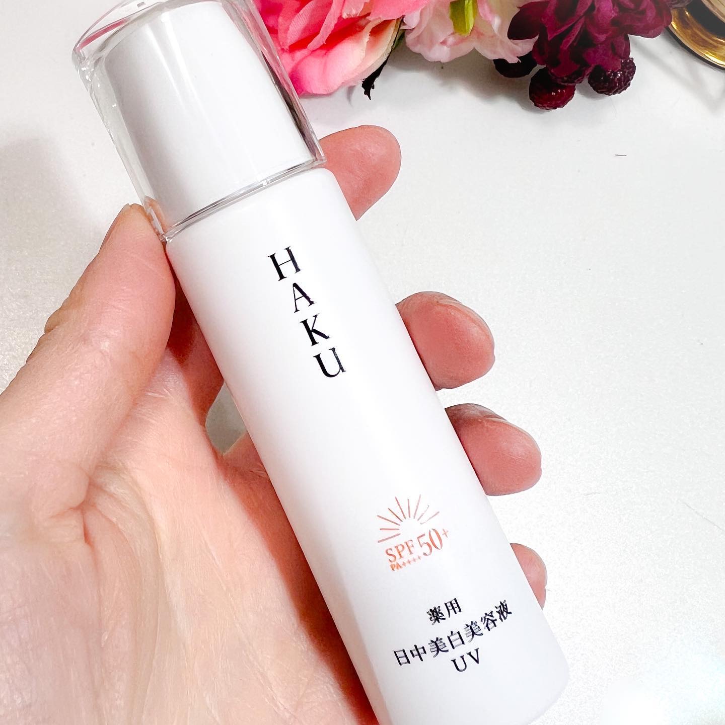 薬用 日中美白美容液UV/HAKU/日焼け止めローションを使ったクチコミ（2枚目）