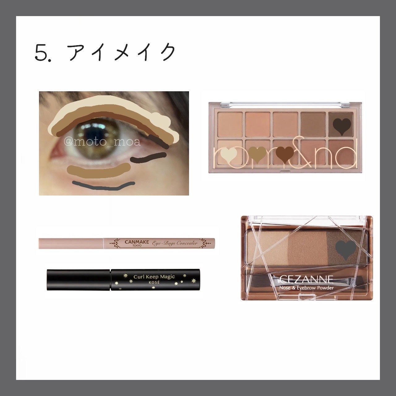 ノーズ&アイブロウパウダー/CEZANNE/パウダーアイブロウを使ったクチコミ(4枚目)