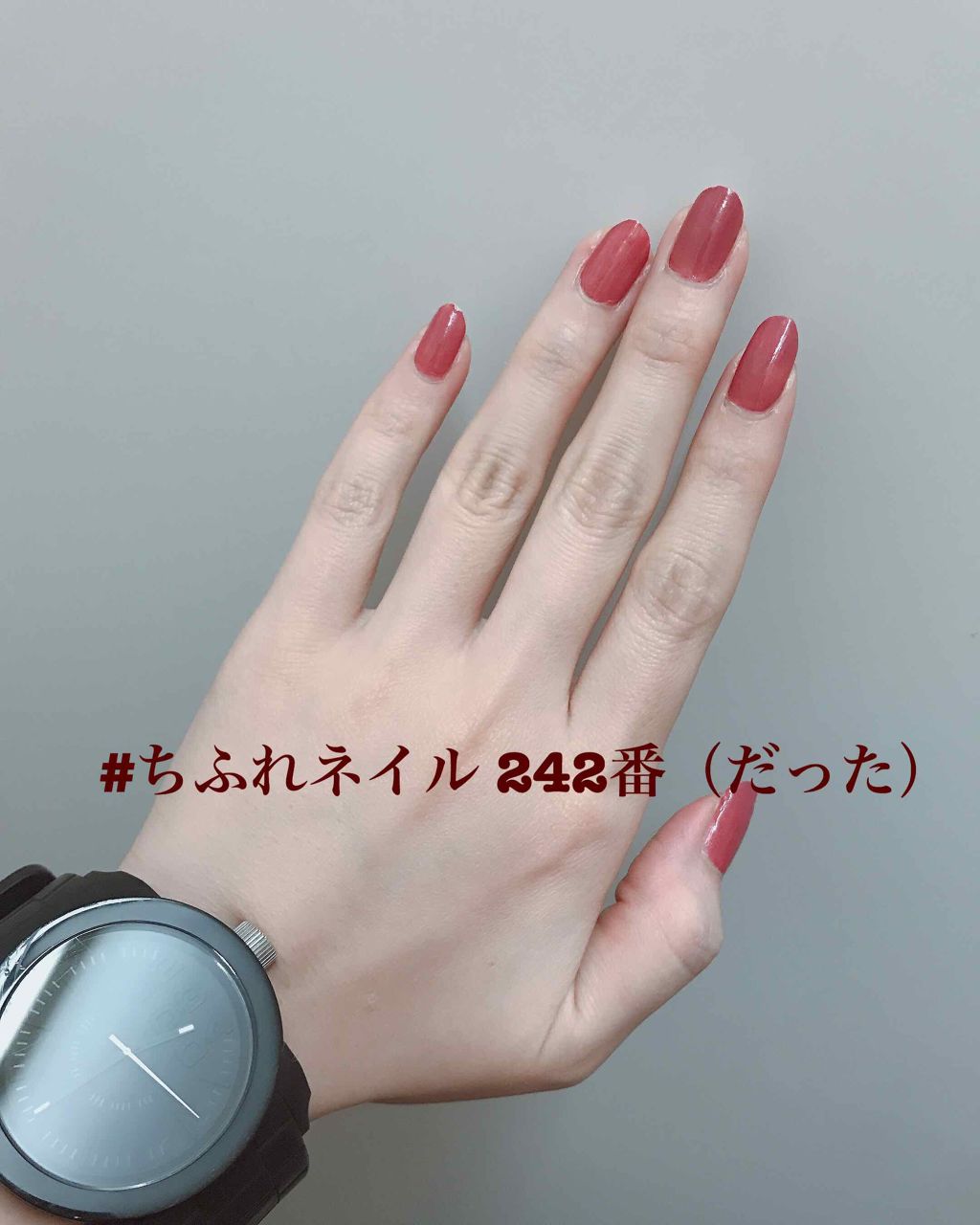 ネイル エナメル/ちふれ/マニキュアを使ったクチコミ(1枚目)