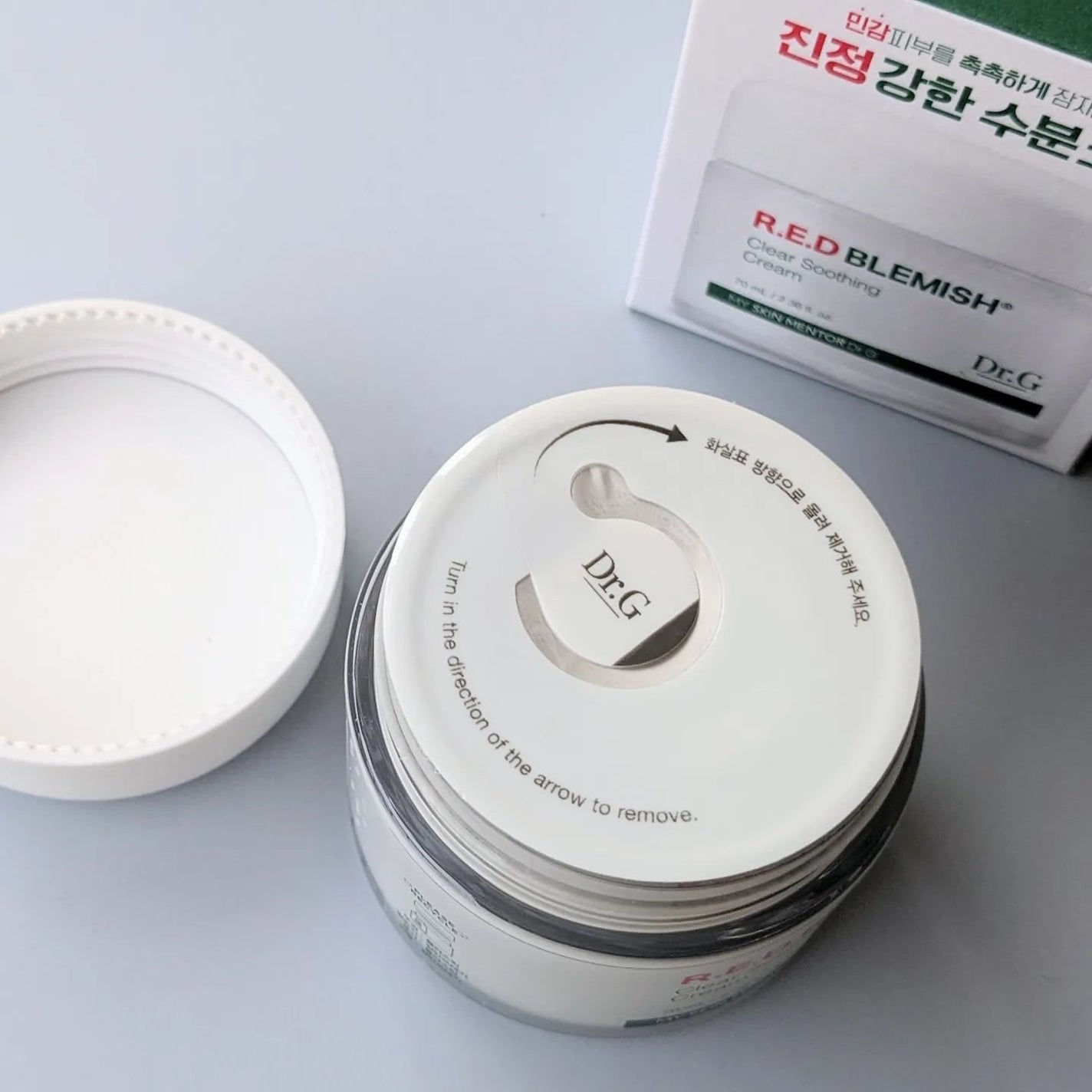 レッドブレミッシュ クリアスージングクリーム/Dr.G/フェイスクリームを使ったクチコミ(3枚目)