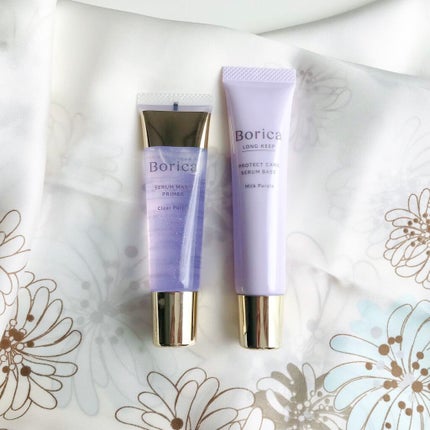 くずれ防止 美容液ケアベース ミルクパープル SPF30 PA++/Borica/化粧下地を使ったクチコミ(1枚目)