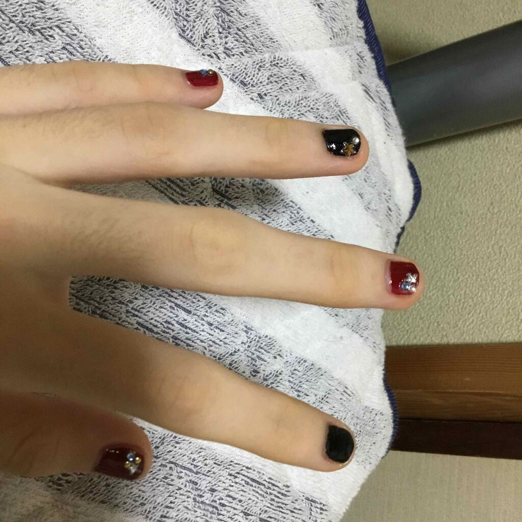 ネイルシール/DAISO/ネイルシールを使ったクチコミ（2枚目）