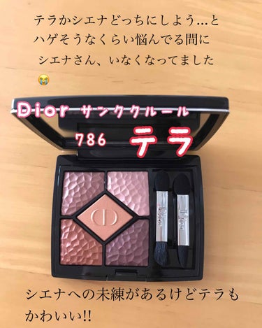 サンク クルール 786 テラ/Dior/アイシャドウパレットを使ったクチコミ（1枚目）