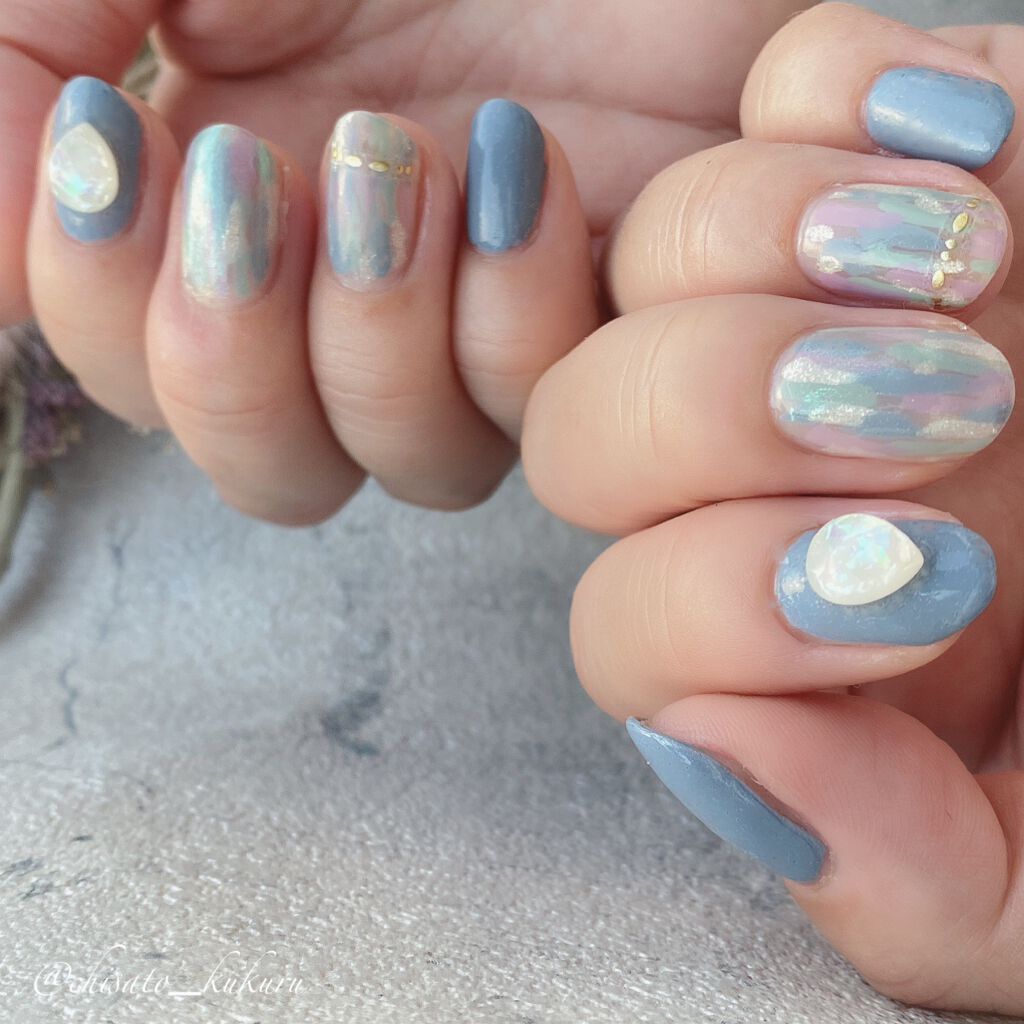 プレイフル コーディネートネイル/PLAYFUL/オールインワンネイルを使ったクチコミ（3枚目）