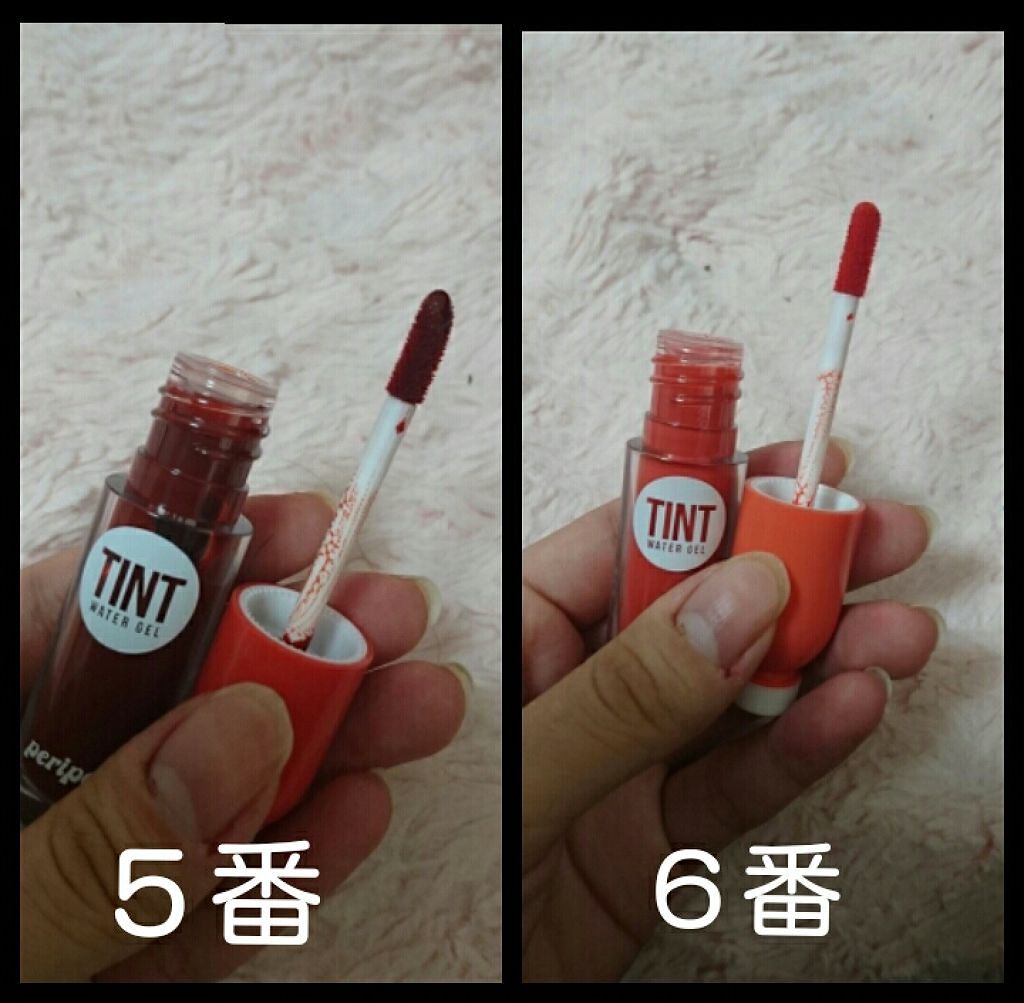 ティントウォーター/PERIPERA/口紅を使ったクチコミ（2枚目）