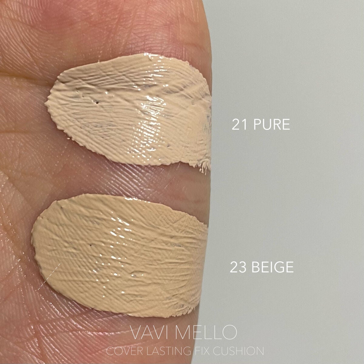 カバーラスティングフィックスクッション/VAVI MELLO/クッションファンデーションを使ったクチコミ(4枚目)