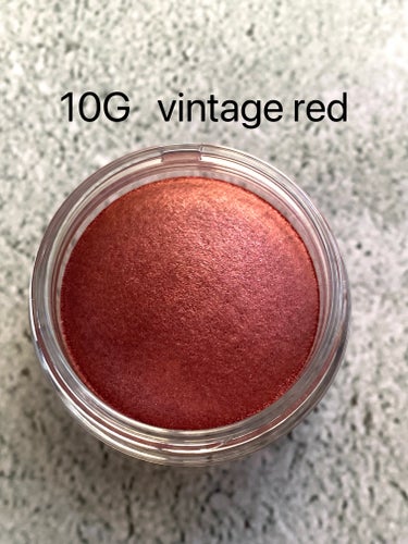 アイグロウジェム スキンシャドウ 10G vintage red/DECORTÉ/ジェル・クリームアイシャドウを使ったクチコミ（2枚目）