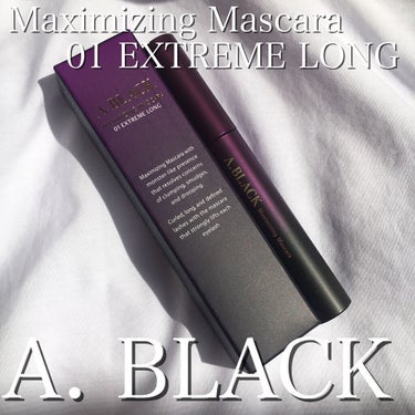 【A. BLACK Maximizing Mascara 01 EXTREME LONG】


お値段➡️2760円



CLIOの姉妹ブランド「A. BLACK」から登場しているマスカラ。
アイシャ