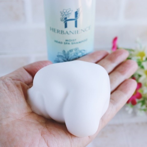 炭酸モイストスパシャンプー/HERBANIENCE/市販シャンプーを使ったクチコミ（3枚目）