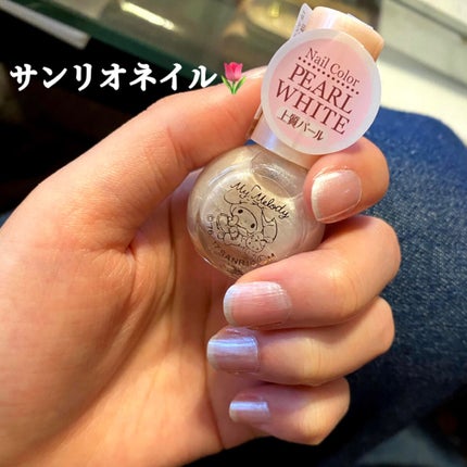 マイメロ ネイル/DAISO/マニキュアを使ったクチコミ(1枚目)