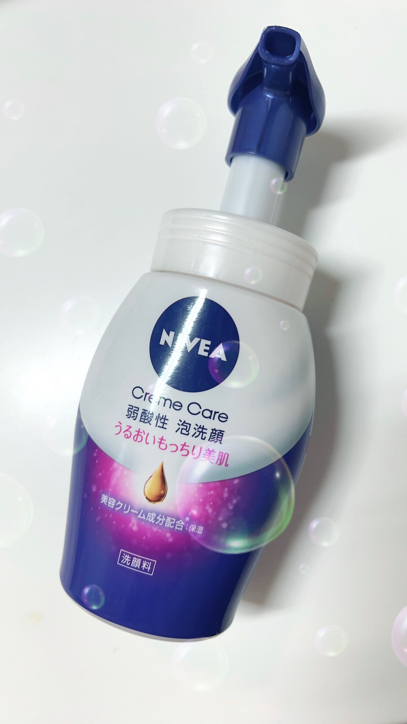 ニベア クリアビューティー弱酸性泡洗顔 もっちり美肌/ニベア/泡洗顔を使ったクチコミ(1枚目)
