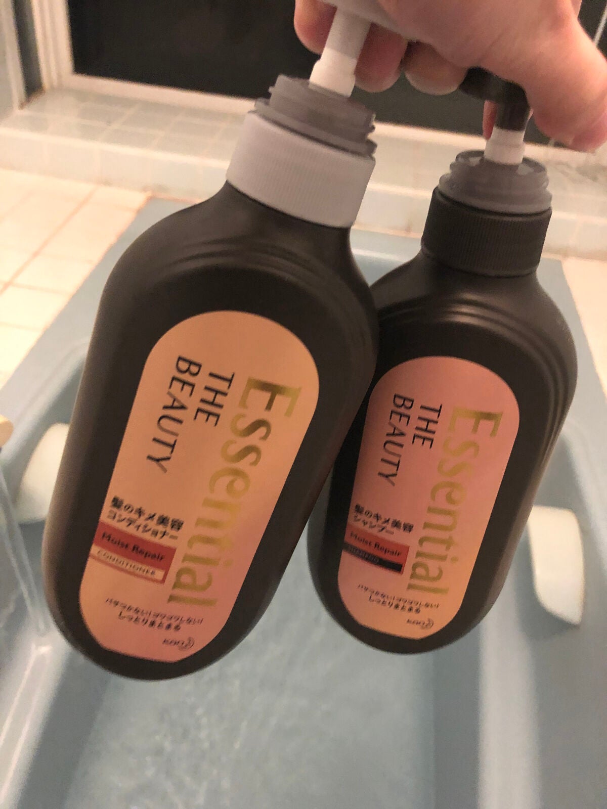 THE BEAUTY 髪のキメ美容シャンプー/コンディショナー<モイストリペア> /エッセンシャル/市販シャンプーを使ったクチコミ(1枚目)