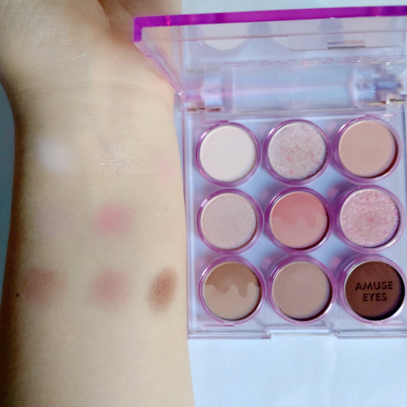 アイカラーパレット/AMUSE/アイシャドウパレットを使ったクチコミ(7枚目)