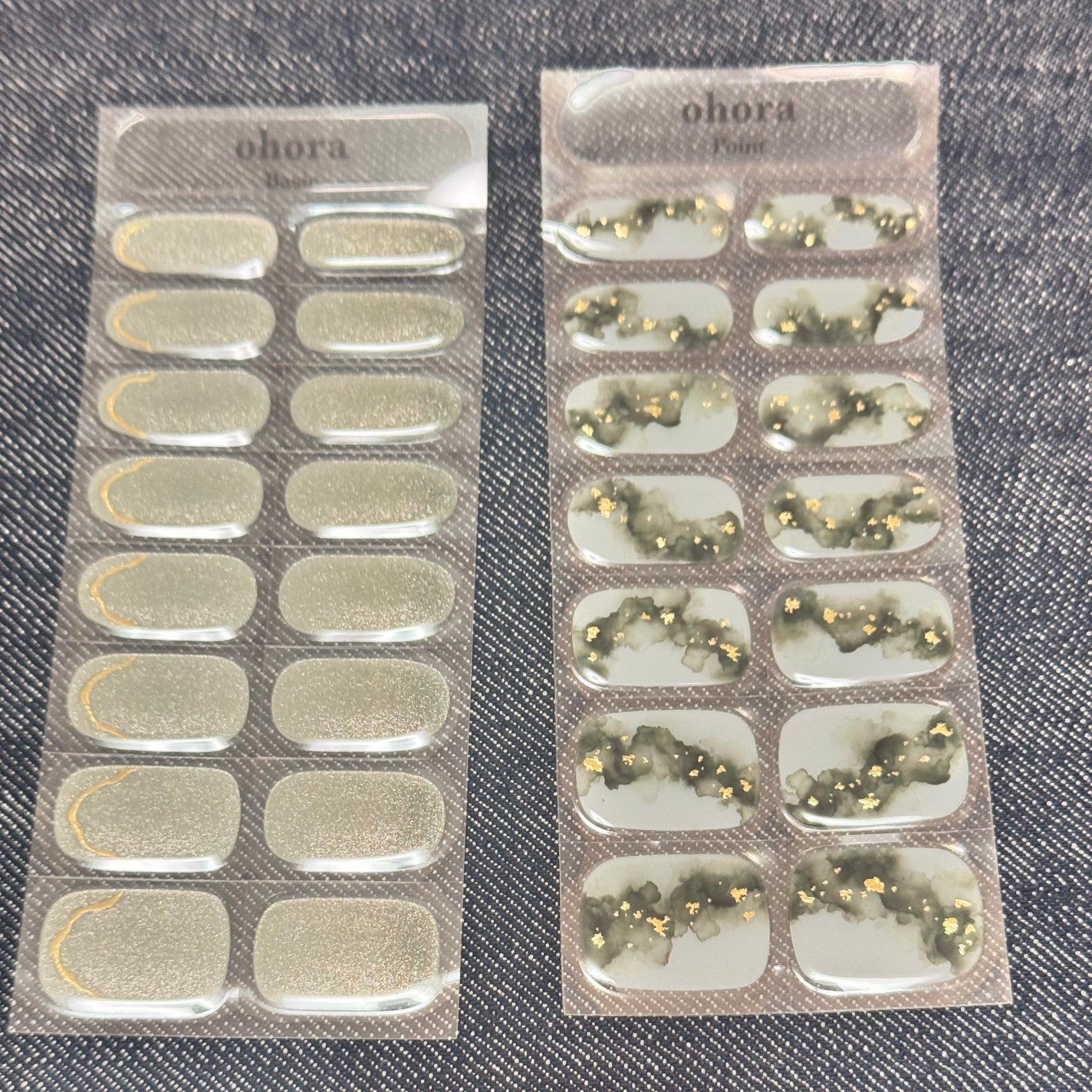 セミキュアジェルネイル(ハンド)/ohora/ネイルシールを使ったクチコミ(2枚目)