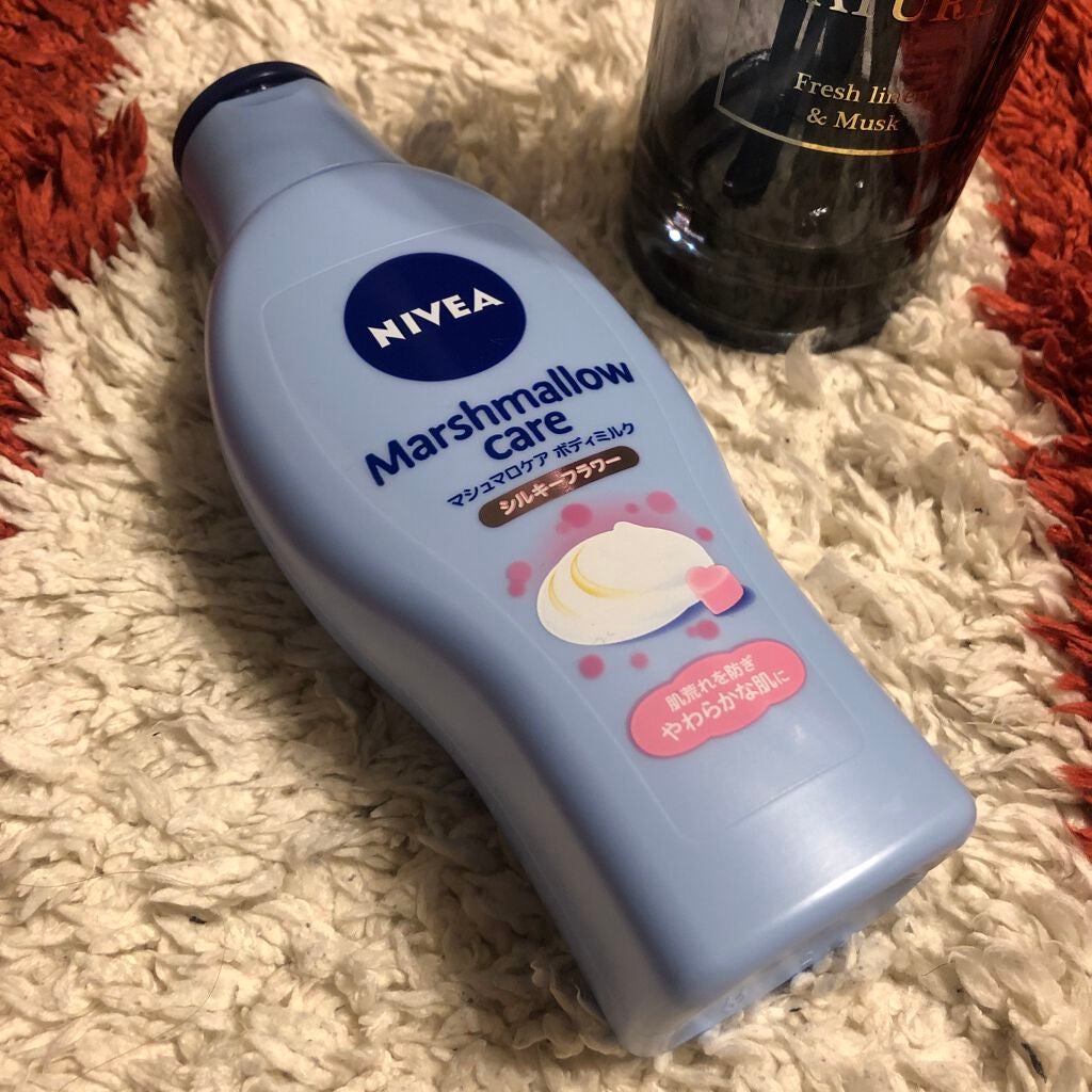 マシュマロケアボディミルク シルキーフラワーの香り/ニベア/ボディミルクを使ったクチコミ(1枚目)