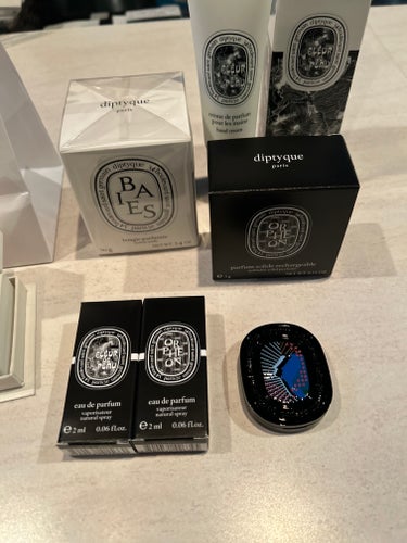 diptyque ソリッドパヒューム オルフェオンリフィラブル ソリッド パフューム オルフェオンのクチコミ「購入記録✍️
diptyqueハンドクリーム フルール ドゥ ポー
ソリッドパヒュームオルフェ.....」（1枚目）