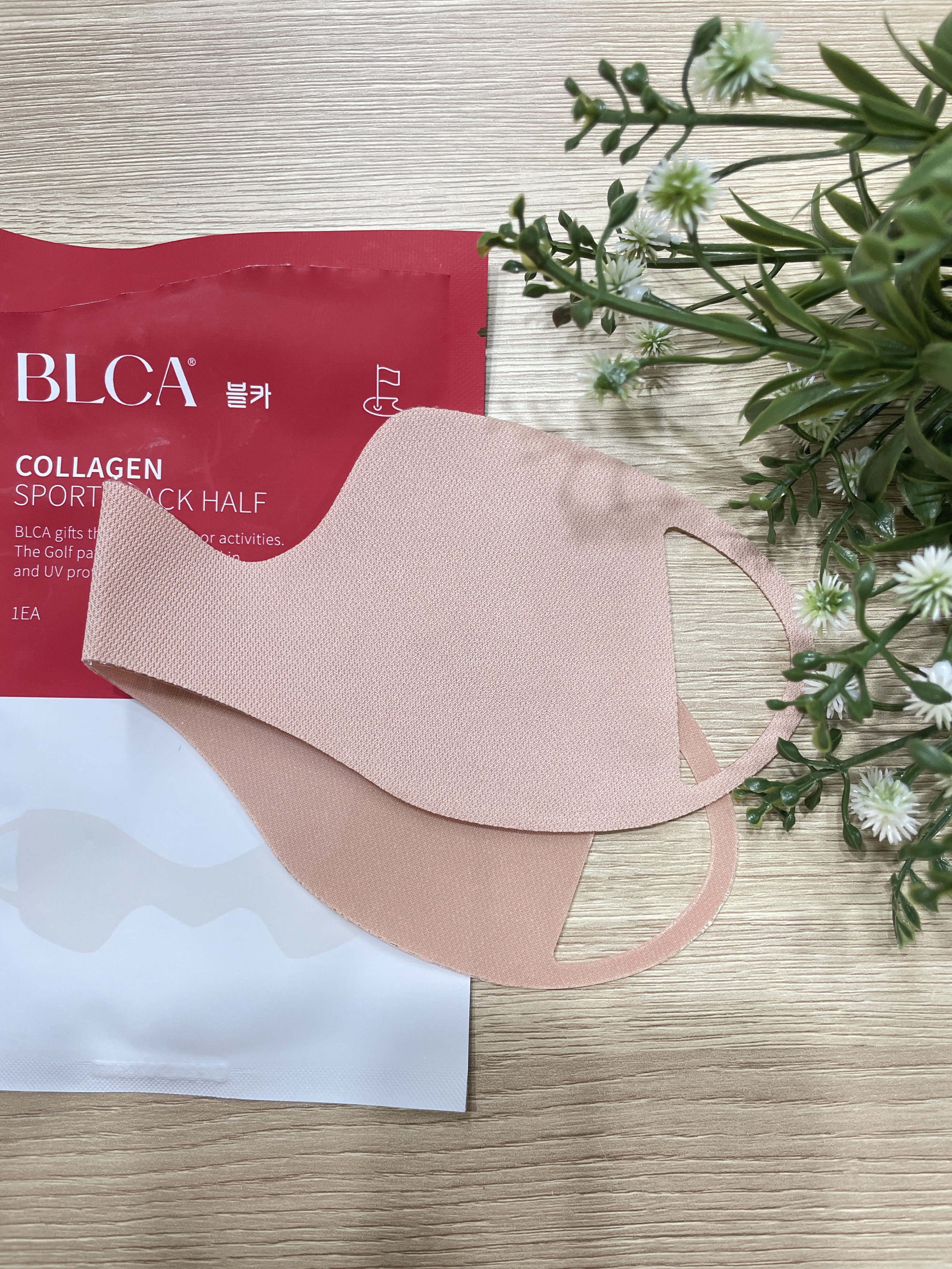 ブルカコラーゲン ゴルフマスクパックハーフ/BLCA/シートマスク・パックを使ったクチコミ（2枚目）