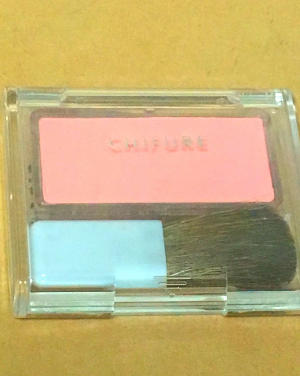 チーク カラー(ブラシ付)/ちふれ/パウダーチークを使ったクチコミ（1枚目）