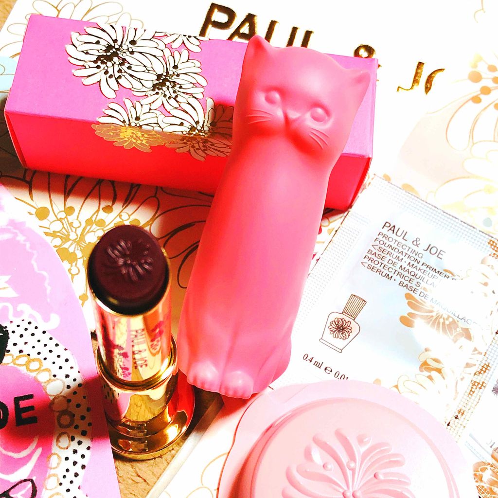 ポール&ジョー　ネコ　リップ　ケア　口紅　デパコス　PAUL&JOE ケース付き Vol.5 猫型リップからモフモフコンパクトまで｜ポール ＆ ジョー