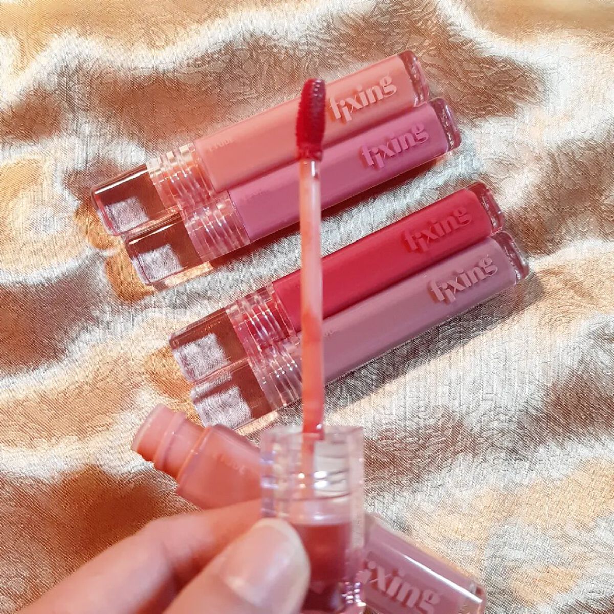 グロウ フィクシングティント/ETUDE/リップティントを使ったクチコミ（2枚目）