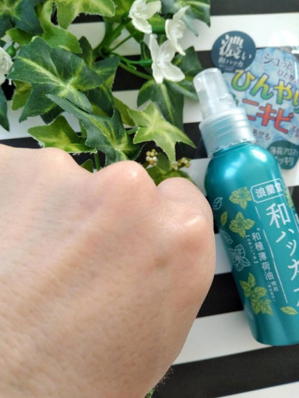 潤素肌  薬用和ハッカ水 (ミストタイプ)/コスメテックスローランド/ミスト状化粧水を使ったクチコミ(2枚目)