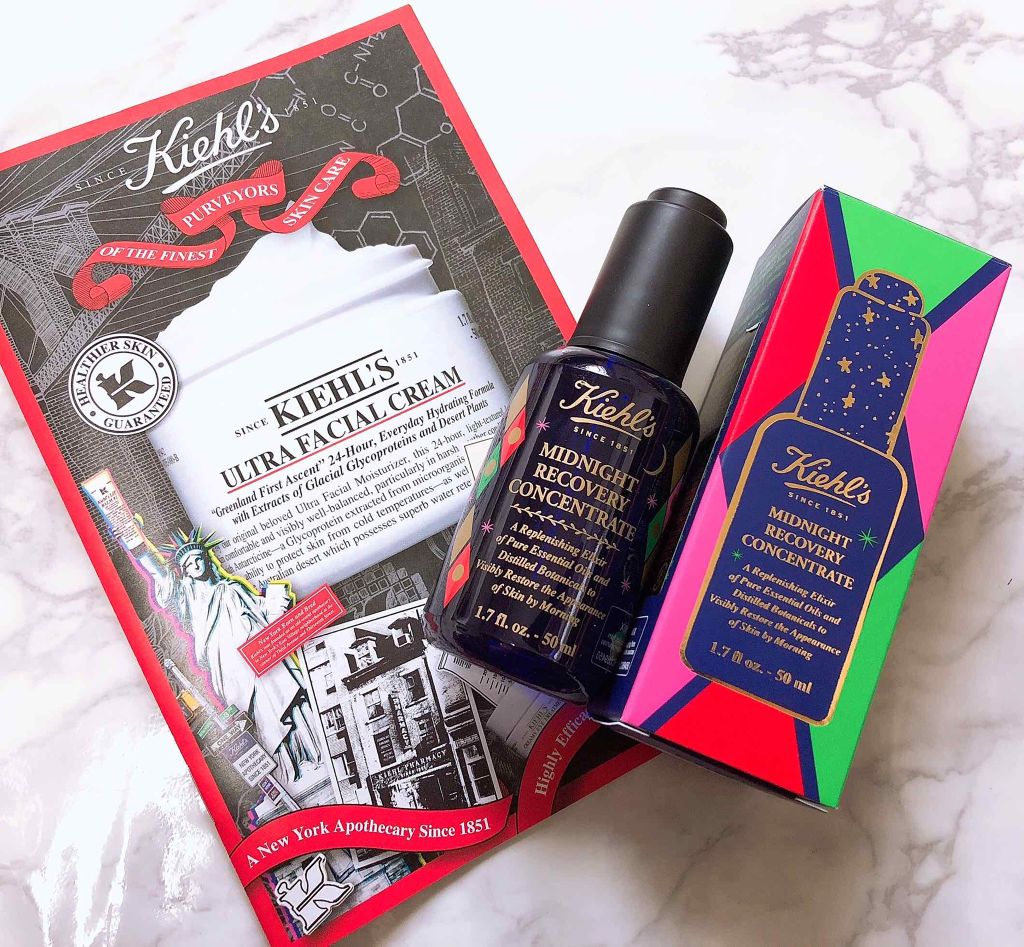 キールズ ミッドナイトボタニカル コンセントレート/Kiehl's/フェイスオイルを使ったクチコミ（1枚目）
