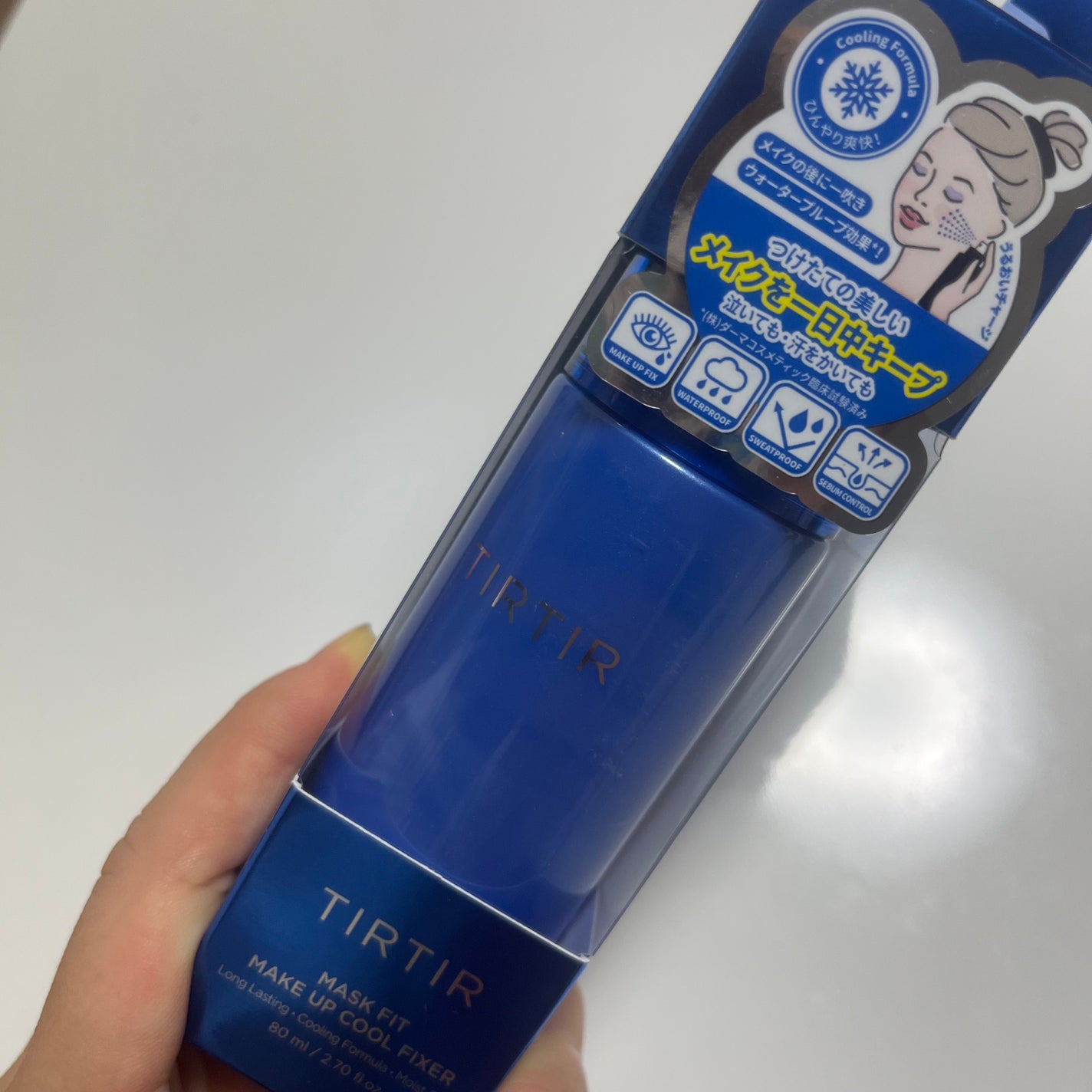 マスクフィットメイクアップ クールフィクサー/TIRTIR(ティルティル)/フィックスミストを使ったクチコミ(1枚目)
