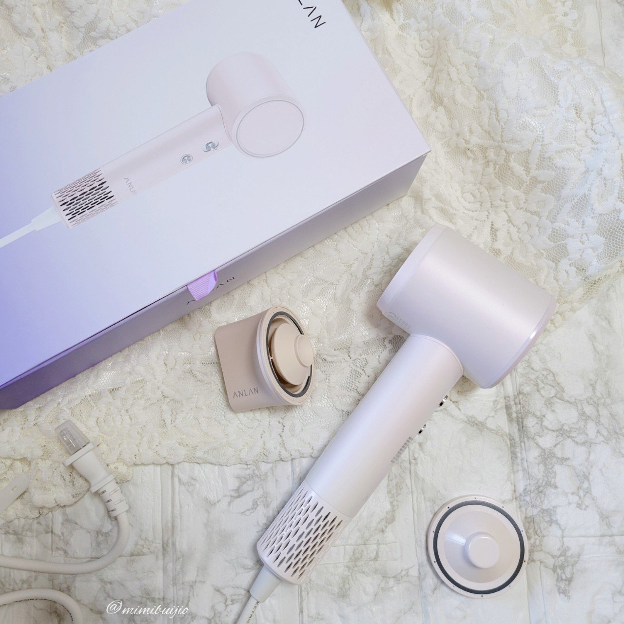 ダブルケアドライヤー/ANLAN/ドライヤーを使ったクチコミ（1枚目）