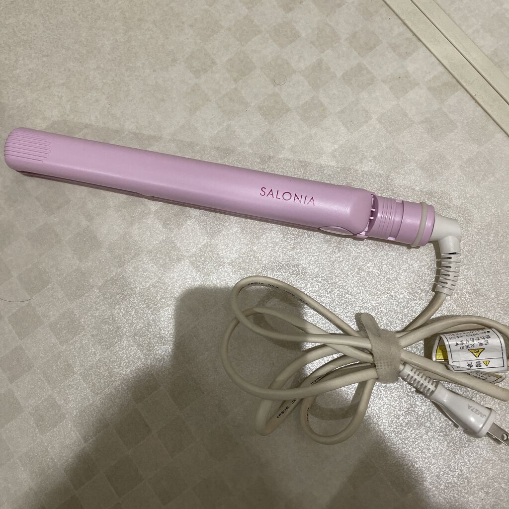 ストレートヘアアイロン ヌーディーピンク/SALONIA/ストレートアイロンを使ったクチコミ（1枚目）
