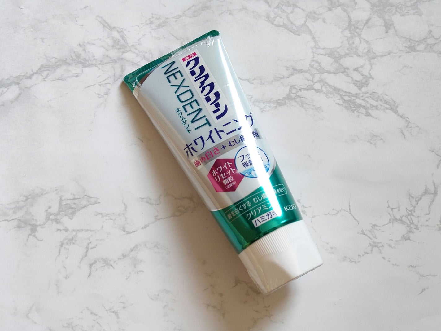 クリアクリーンホワイトニング クリアミント/クリアクリーン/歯磨き粉を使ったクチコミ(1枚目)