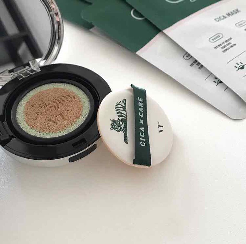 CICAレッドネスカバークッション/VT/クッションファンデーションを使ったクチコミ（1枚目）