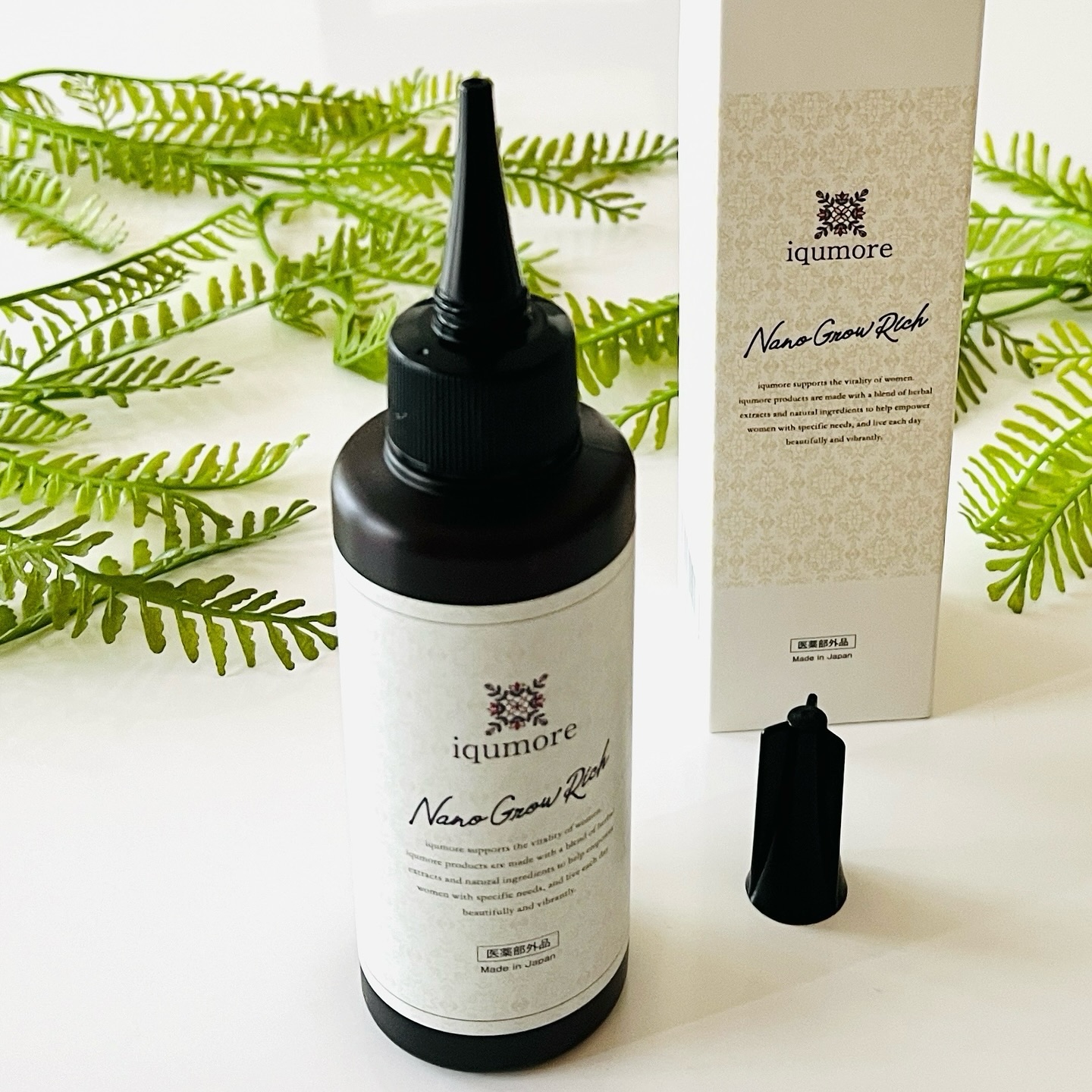 ナノグロウリッチ/iqumore/頭皮ローションを使ったクチコミ（2枚目）