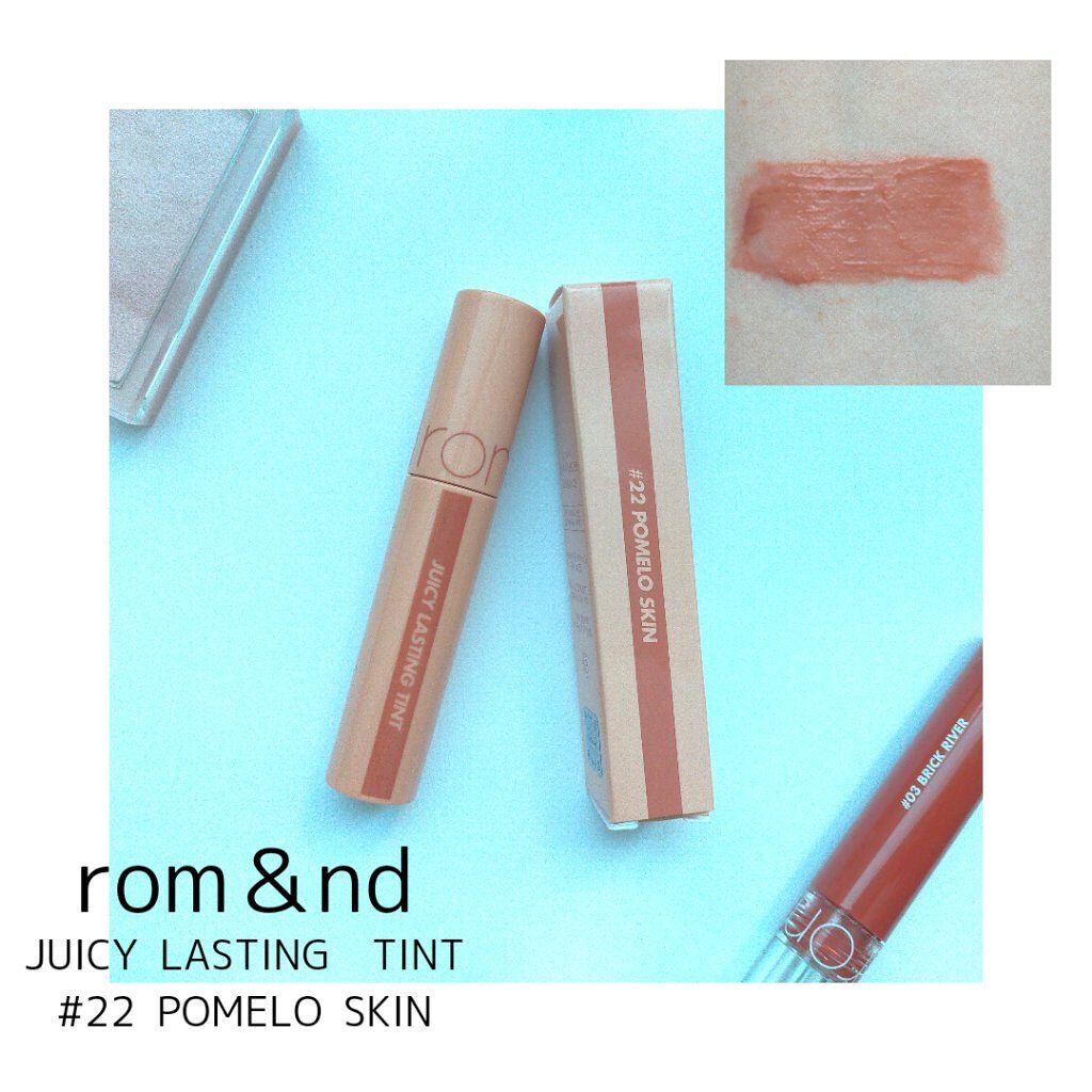 ジューシーラスティングティント/rom&nd/リップティントを使ったクチコミ(1枚目)
