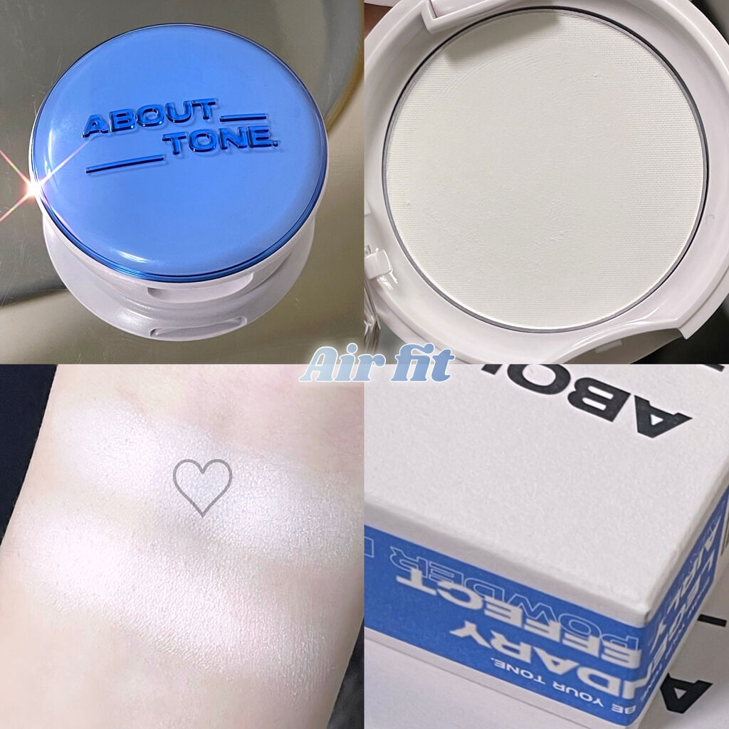 EGLIPS エアーフィットパウダーパクトのクチコミ「＼クリアなパケが可愛い♡さらさらプレストパウダー／


🛒ABOUT TONE

💖glow .....」（3枚目）